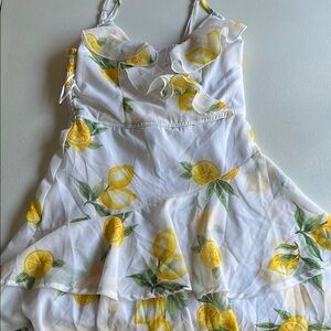 Lemon Print Sundress